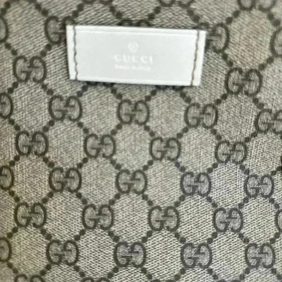 Authentic Gucci Gg Monogram Tote Bag Beige/Cream Medium - Picture 11 of 15